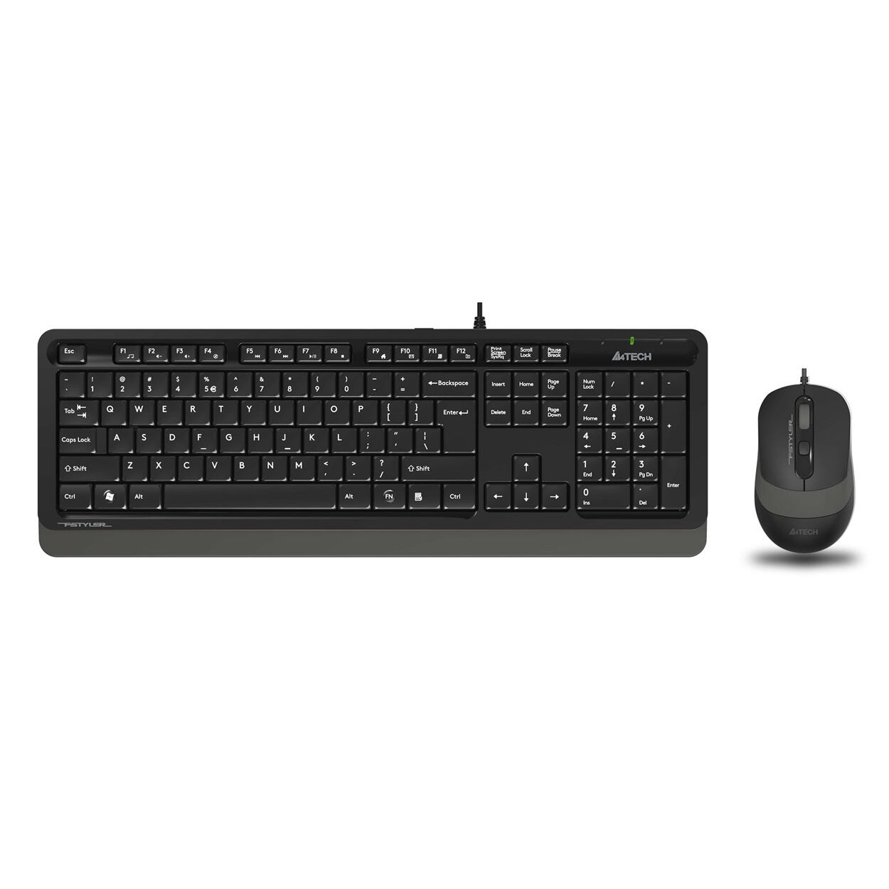 A4 Tech F1010 Kablolu Usb Standart Gri̇ Q Klavye+Mouse