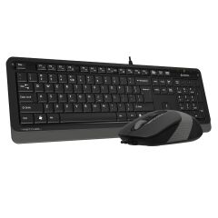 A4 Tech F1010 Kablolu Usb Standart Gri̇ Q Klavye+Mouse