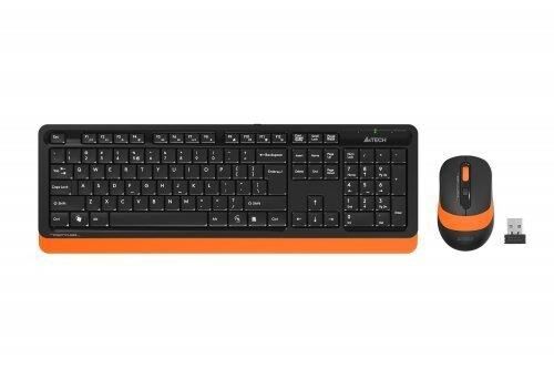A4 Tech Fg1010 Turuncu Q Mm 2.4G Kablosuz Klavye Mouse Set