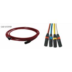 Erat Epc-250C6Ulhr-01 1Mt Utp Cat6 Patch Cord Lsoh Kirmizi 24 Awg