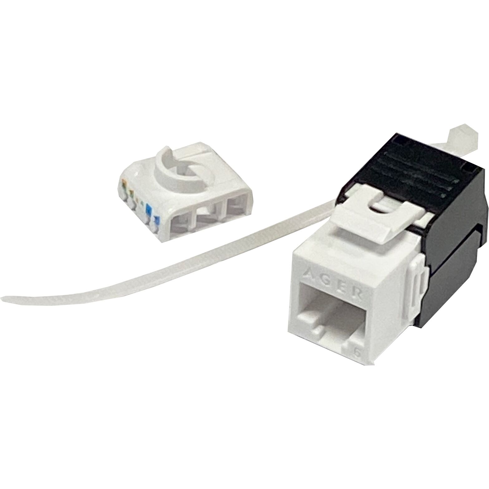 Ager Ac-601 180 Derece ( Zirhsiz) Cat6 Keystone Jack