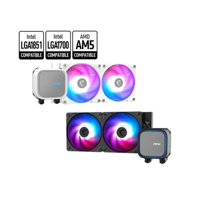 MSI MAG CORELIQUID A13 240 240MM ARGB SIVI İŞLEMCİ SOĞUTUCUSU (LGA 1700/1851/AM4/AM5 UYUMLU)