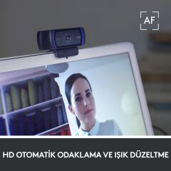 Logitech C920S Hd Pro Webcam Si̇yah 960-001252