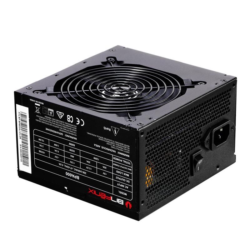 Bitfenix Bp-Bp600Alnn-9R Bpa Series 80+ 600W Power Supply