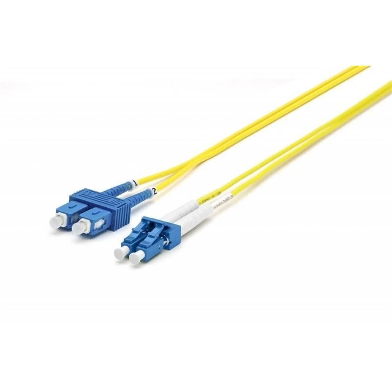 Uranium Sc-Lc Sm 9/125 3 Metre Fiber Patch Cord