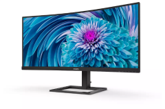 34 Philips 346E2Cuae/00 4Ms 100Mhz 1Xhdmi 1Xdp Wqhd Usb-C Hoparlör Yüksekli̇k Ayari Curved Vesa Si̇yah