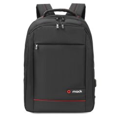 Mack Mcc-006 15.6'' Office Usb Gi̇ri̇şli̇ Notebook Sirt Çantasi Si̇yah