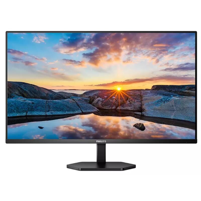 31.5 Philips 32E1N3100La/00 1Ms 75Mhz 1Xvga 2Xhdmi Fhd 1920X1080 Hoparlör Flicker-Free Vesa Si̇yah