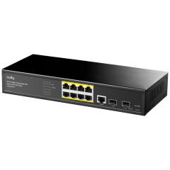 Cudy Gs2008Ps2 8 Port 10/100/1000 8 Port Poe 2 X Sfp Yonetilebilir Rack Mount Switch
