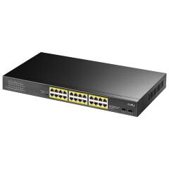 Cudy Gs1028Ps2 24 Port 10/100/1000 24 Port Poe+ 2 X Sfp Yonetilemez Rack Mount Switch