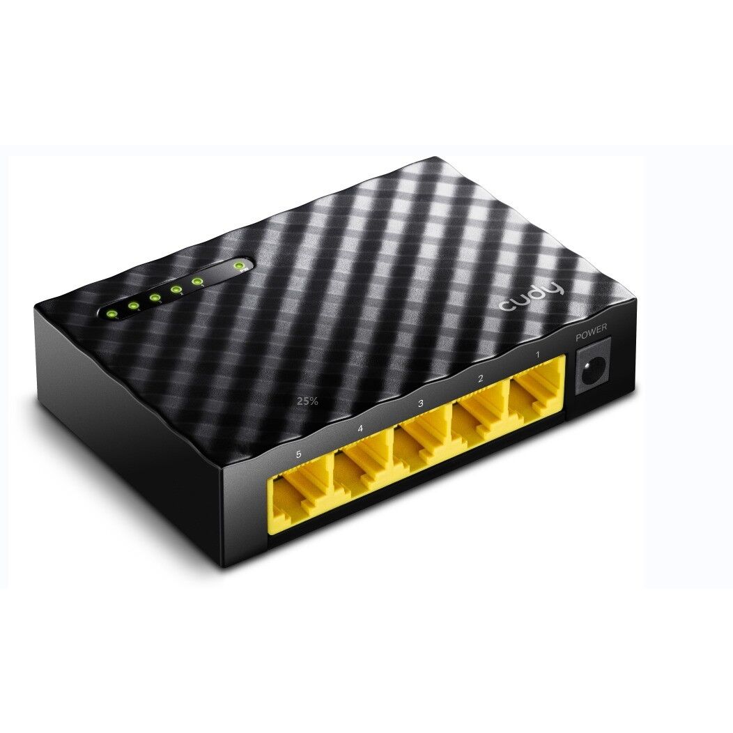 Cudy Gs105D 5 Port 10/100/1000 Yonetilemez Desktop Switch Plasti̇k Kasa