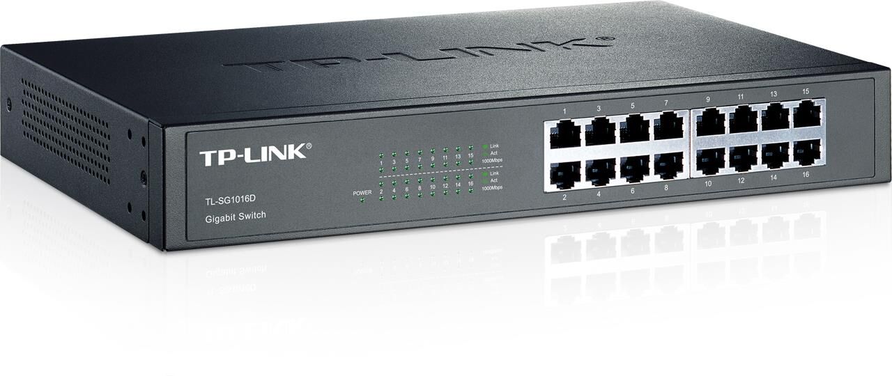 Tp-Link Tl-Sg1024D 24 Port Gigabit Metal Kasa Rackmount Switch