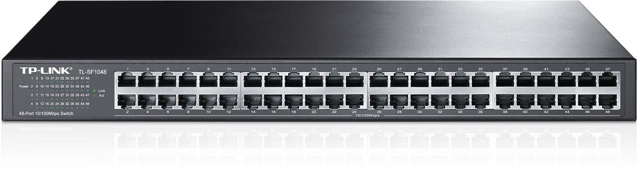 Tp-Link Tl-Sf1048 48 Port 10/100 Metal Kasa Rackmount Switch
