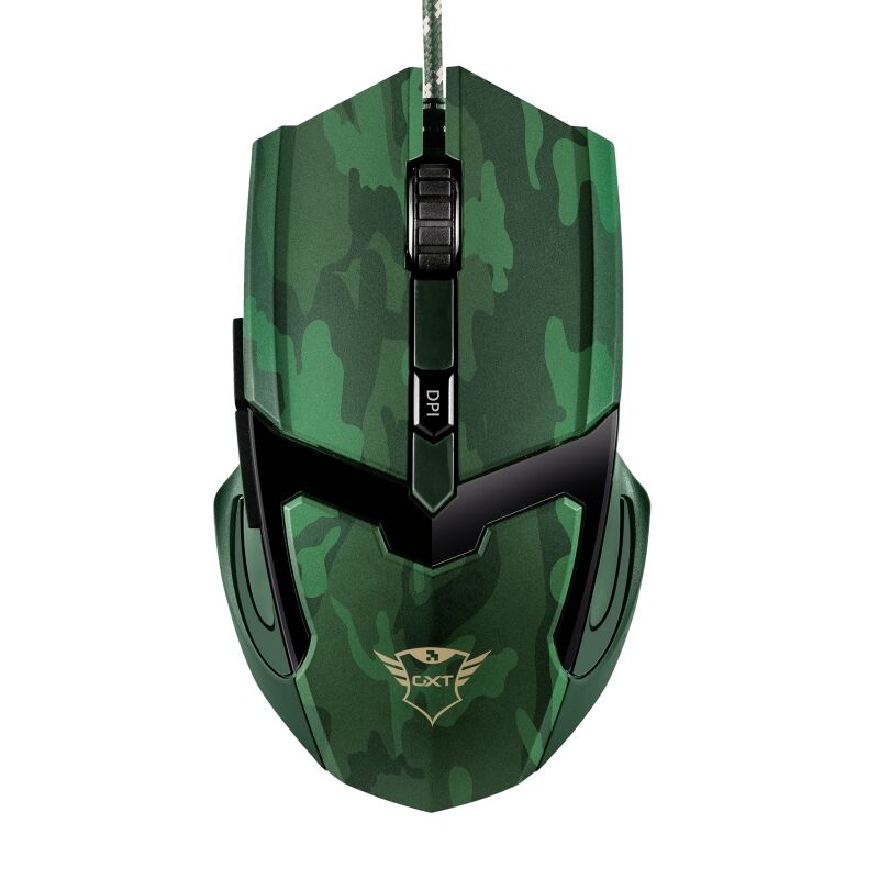 Trust Gav 22793 Gtx 101C Usb 4800Dpi Kamuflaj Rgb Gaming Mouse