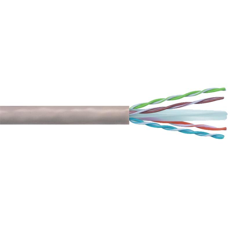 Hcs U/Utp 500 Metre Halojen Free (Ls0H) 250Mhz Gri Renk Cat6 Kablo (H06-00402-Dp0-Fv)