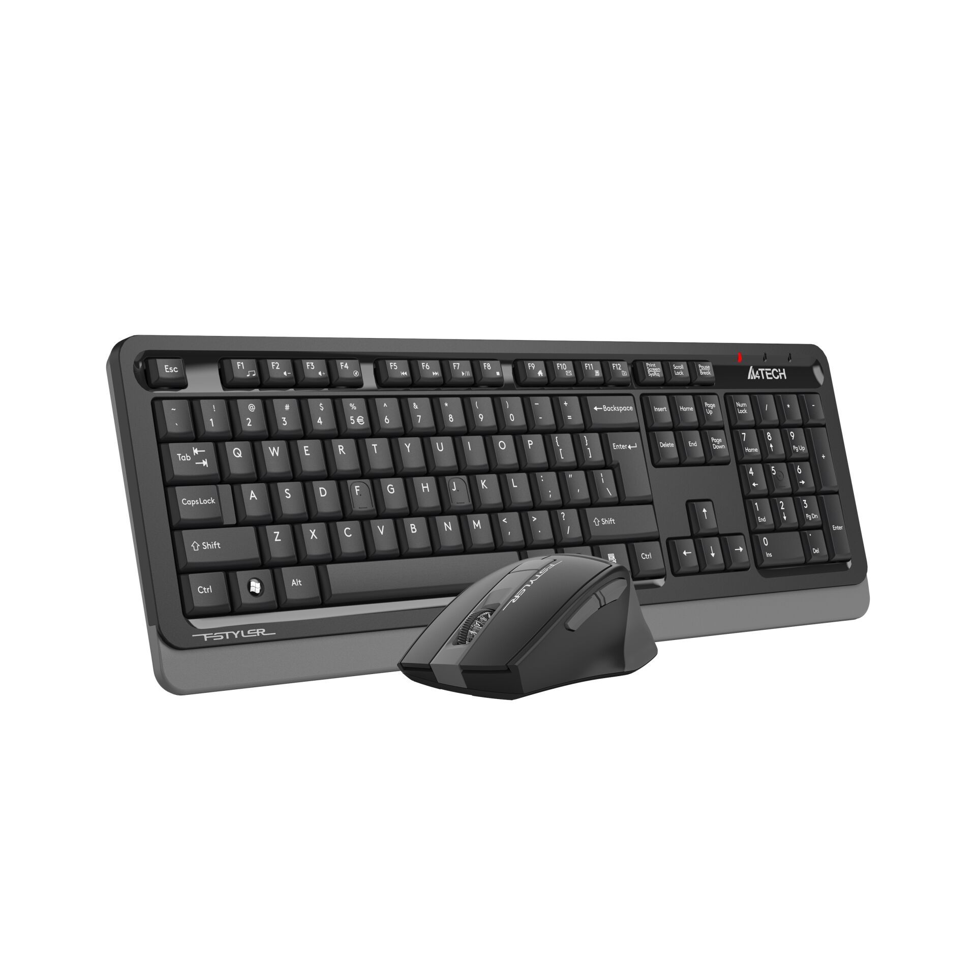 A4 Tech Fg1035 Kablosuz Standart Si̇yah/Gri̇ Q Klavye+Mouse