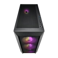 Fsp Cmt318 750W 80+ Gen5 4X Fan E-Atx Si̇yah Gaming Kasa