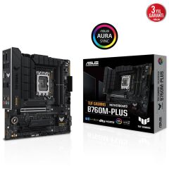 Asus Tuf Gaming B760M-Plus Ddr5 7200Mhz 1Xhdmi 1Xdp 2Xm.2 Matx 1700P (12. / 13. Ve 14. Nesi̇l İşlemci̇ Uyumlu)