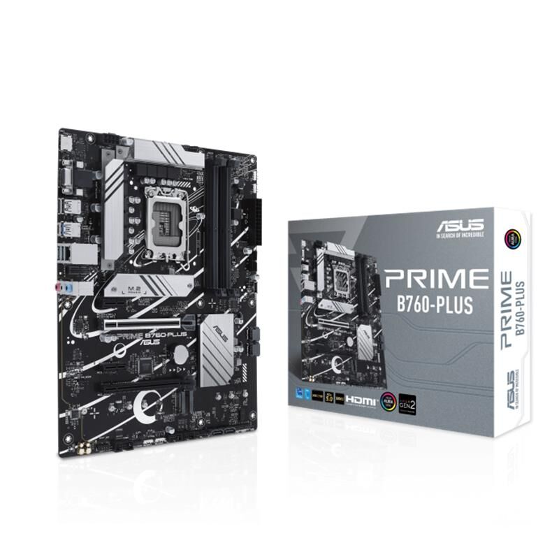 Asus Prime B760-Plus Ddr5 7200Mhz 1Xvga 1Xhdmi 1Xdp 3Xm.2 Usb 3.2 Atx 1700P (12. / 13. Ve 14. Nesi̇l İşlemci̇ Uyumlu)