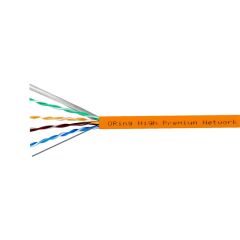Oring Rw-U0605Or U/Utp Cat6 23Awg Lszh 250Mhz 500 Metre Bakir Turuncu Renk Network Kablosu