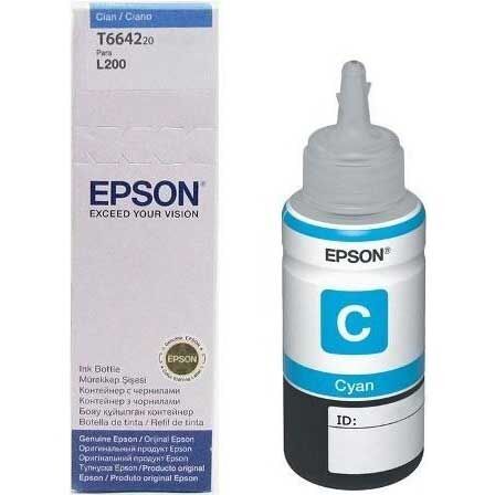 Epson C13T66424A Mavi L100-L110-L200-L210-L300-L550 Mürekkep 70Ml