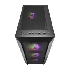 Fsp Cmt218 650W 4X Fan E-Atx Si̇yah Gaming Kasa