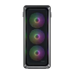 Fsp Cut 593 Premium 1000W 80+ Gen5 Argb E-Atx Si̇yah Gaming Kasa Cut593P