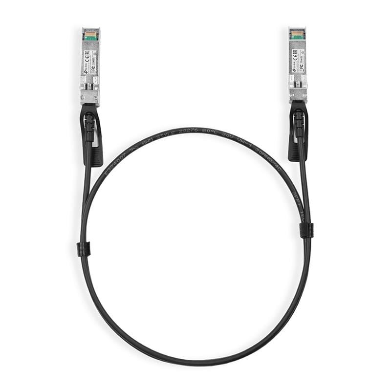 Tp-Link Omada Tl-Sm5220-1M 1M Direct Attach Sfp Cable For 10 Gigabit Connections Up To 1M Distance