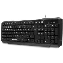 Everest Km-515 Türkçe Usb Standart Si̇yah Q Klavye+Mouse