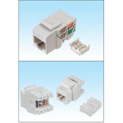 Hcs 8P8C Utp Cat6 Keystone Jack (J6E-00873)