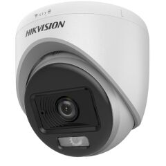 Hikvision Ds-2Ce70Df0T-Lpfs 2Mp 2.8Mm Colorvu Dahi̇li̇ Ses 20Mt Smart Hybrid Hd-Tvi Dome Kamera