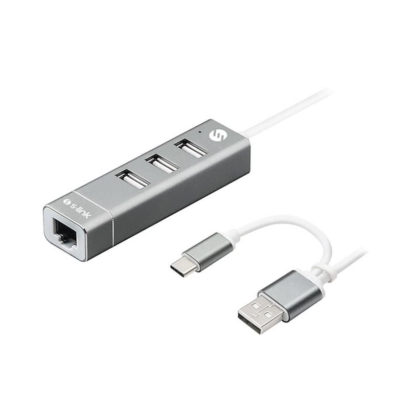 S-Link Swapp Sw-U222 10/100Mbps Type-C Usb 2.0 Usb Ethernet Adaptör