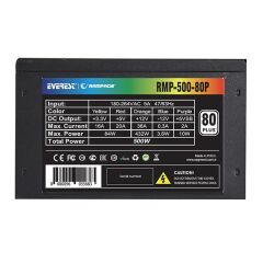 Rampage Rmp-500-80P 500W 80 Plus 12Cm Fan Akti̇f Pfc Power Supply