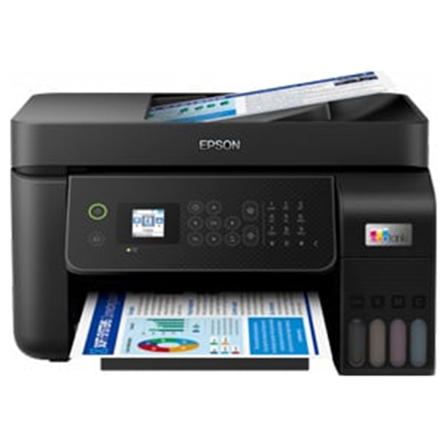 Epson C11Cj65403 Ecotank L5290 Tankli Yazici Tarayici Fotokopi̇ Fax Usb/Ethetnet/Wifi A4