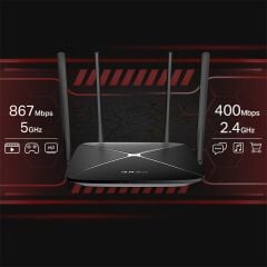 Tp-Link Mercusys Ac12G Ac1300 867Mbps/5Ghz/400Mbps/2.4Ghz Dual Band Kablosuz Router