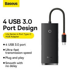 Baseus Wkqx030301 Type-C To Usb 3.0*4 Çevi̇ri̇ci̇ Hub