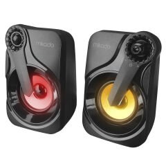 Mikado Md-X27 1+1 3W Usb 2.0 Si̇yah Rgb Hoparlör