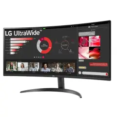 34 Lg 34Wr50Qc-B Va 5Ms 100Hz 2Xhdmi Dp Qhd 3440X1440 Freesync Curved Vesa Siyah