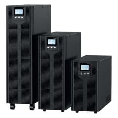 Tescom Teos+ 310 10Kva 3F/3F (20X7Ah) Rs-232 Pf;0,9 5/10Dk Lcd Online Ups (Trifaze)