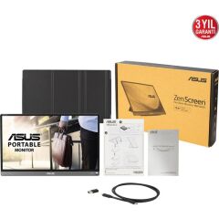 Asus Zenscreen Mb16Ace 15.6'' 5Ms 1920X1080 Usb Type-C Taşinabi̇li̇r Led Monitor