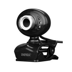 Everest Sc-826 Pixels 0.3Mega 640*480 Usb Mi̇krofonlu Görüş Ledli̇ Webcam Pc Kamera