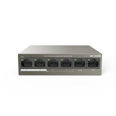 Ip-Com Ip-F1106P-4-63W 4 Port 10/100 4 Port Poe 2 X Fe Uplink 63W Yonetilemez Desktop Switch