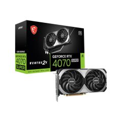 Msi Geforce Rtx4070 Super 12G Ventus 2X 12Gb Gddr6X 192Bit 1Xhdmi 3Xdp Ekran Karti