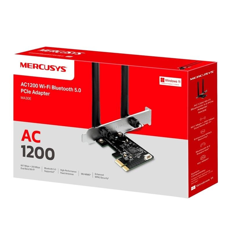 Tp-Link Ma30E Ac1200 Wi-Fi Bluetooth 5.0 Pcie Adaptör
