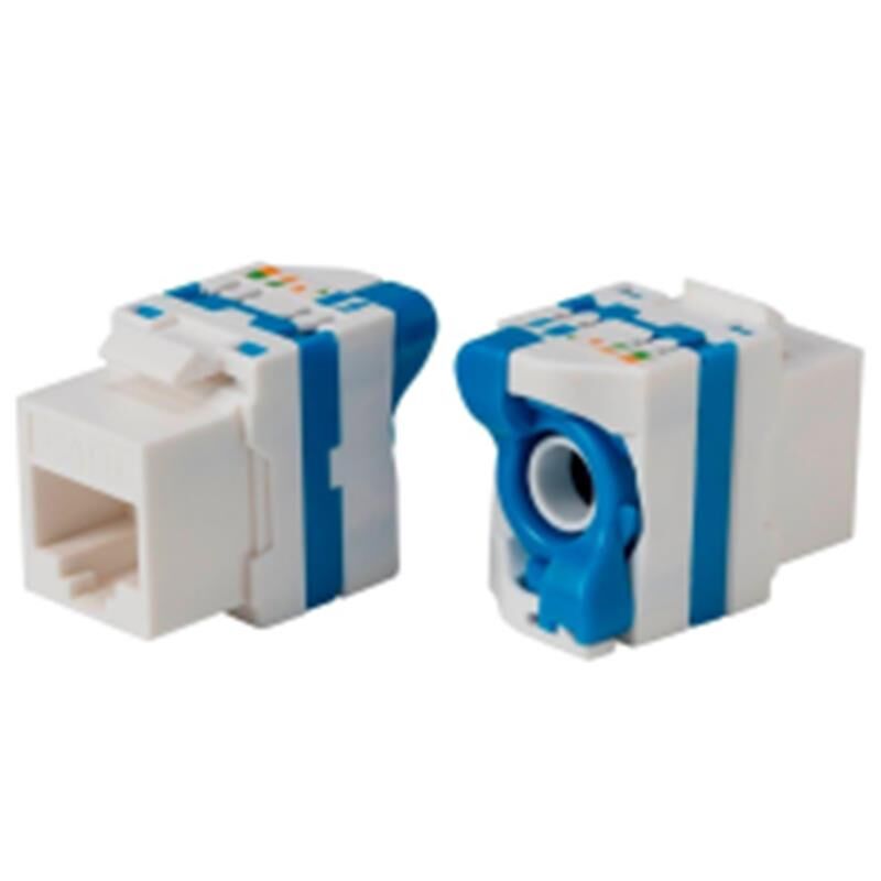 Uranium Kj-Uc6-18056Db Cat6 Utp 180 Derece Çevi̇rmeli̇ Keystone Jack Mavi̇ Renk