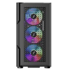 1St Player Trilobite T7 Si̇yah 650W 80+ Argb 4X12Cm Fan Temperli̇ Cam Mesh Usb 3.0 Atx Kasa