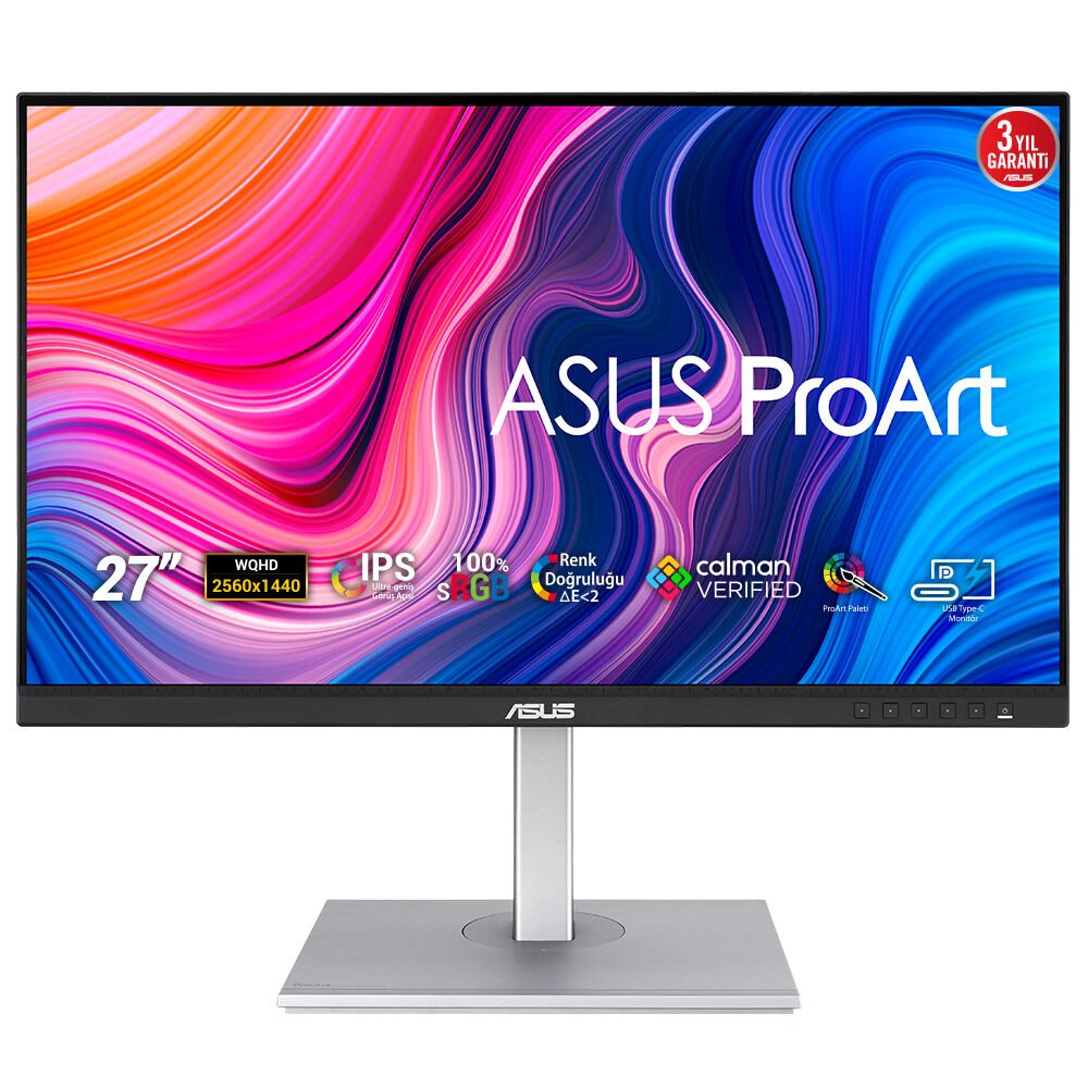 Asus Proart Pa278Cv 27'' 5Ms 2K 2560X1440 Mdp/Hdmi/Dvi Vesa Mm Led Monitor