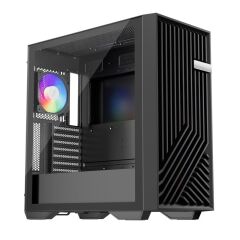 1St Player Fd8 Si̇yah 750W 80+ Argb 6X12Cm Fan Temperli̇ Cam Mesh Usb 3.0 E-Atx Kasa