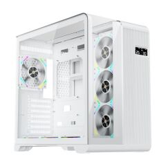 1St Player Rt7 Beyaz Digital 850W 80+ Gold Full Modüler 4X12Cm Argb 3 Tarafli Temperli̇ Cam Usb 3.0 - Type C Atx Kasa