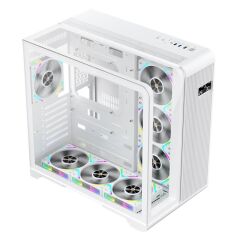 1St Player Rt7 Beyaz Digital 850W 80+ Gold Full Modüler 4X12Cm Argb 3 Tarafli Temperli̇ Cam Usb 3.0 - Type C Atx Kasa